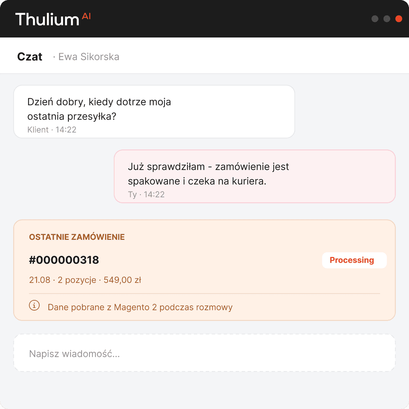 Jak zintegrować Thulium z Magento2?