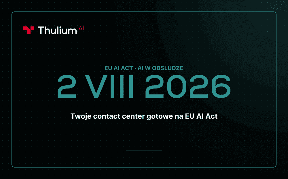 AI Act w contact center Thulium
