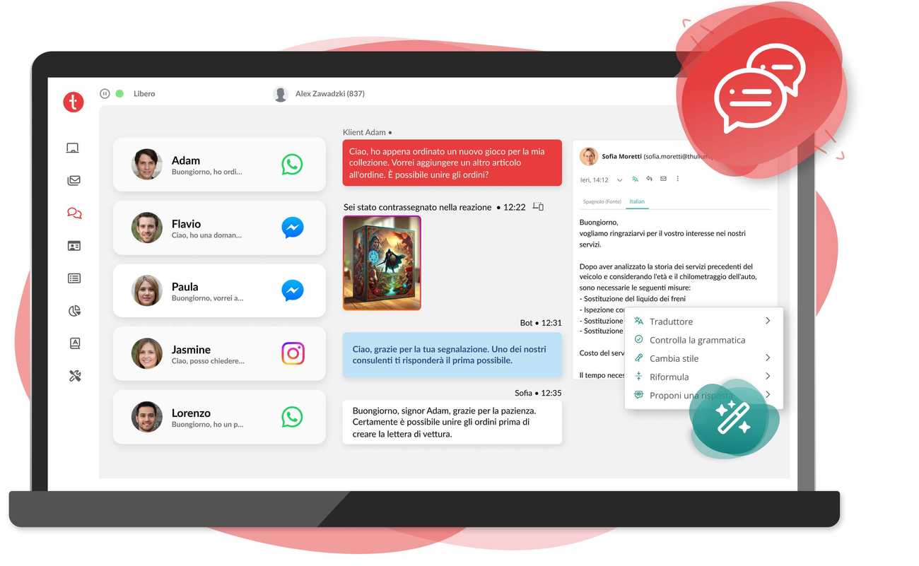 Chat online per il tuo sito