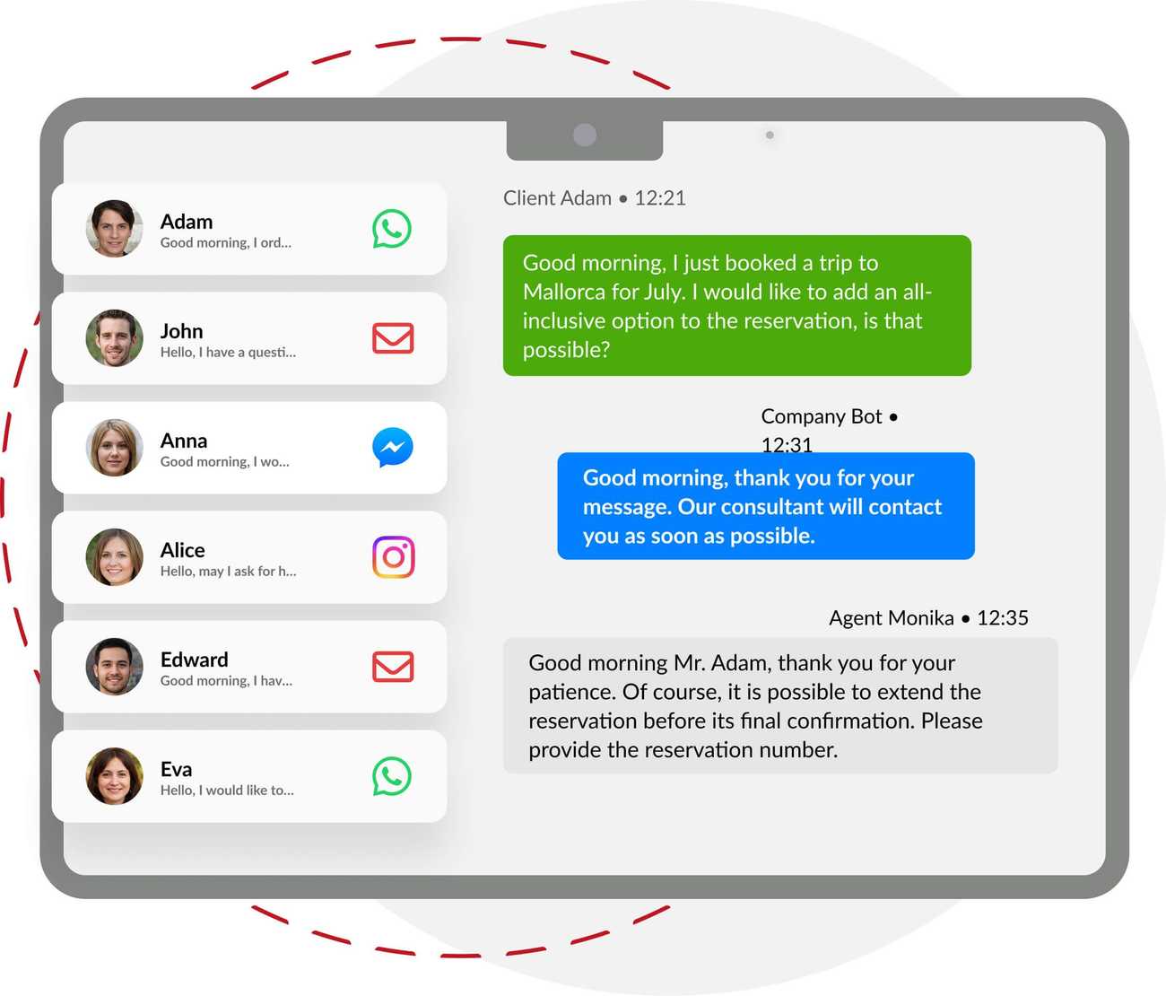 All customer conversations in one place