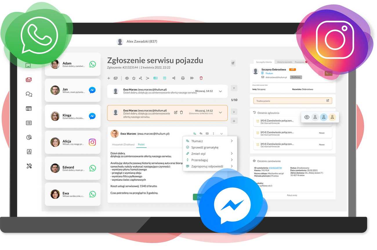 Integracja Thulium z Whatsappem