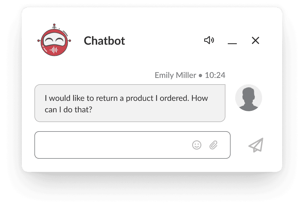 customer's conversation with the chatbot