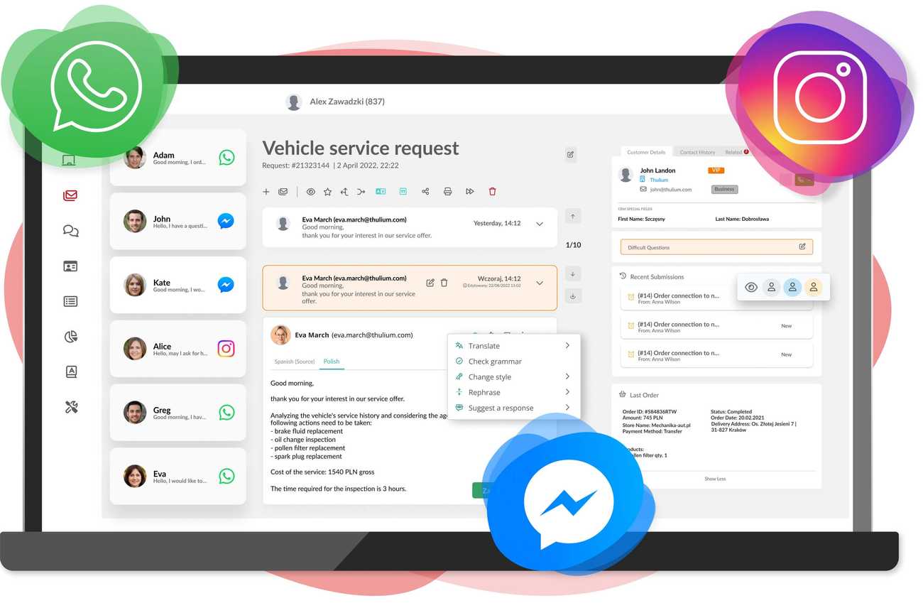 Integration with Whatsapp