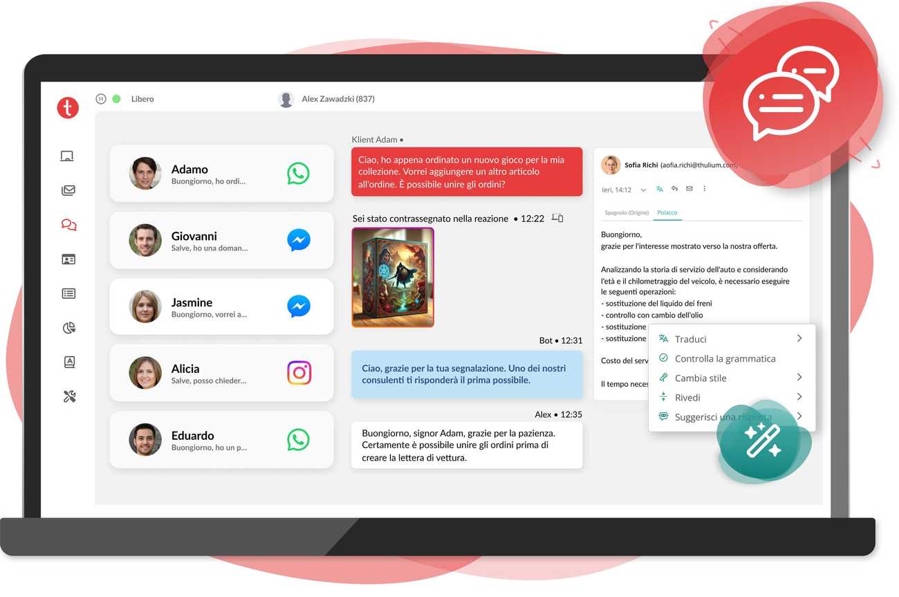 Chat online per il tuo sito