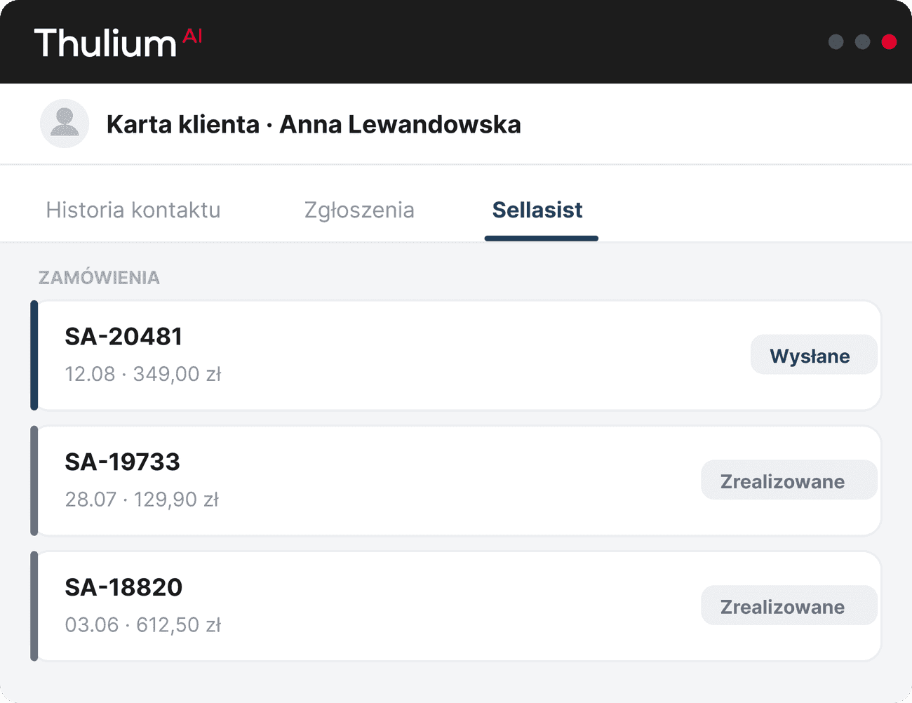 Instrukcja integracji Thulium z Sellasist