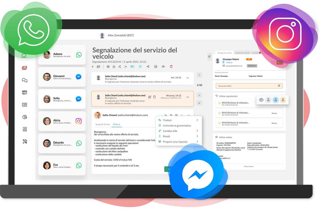 integra Meta Business Messaging con gli altri canali