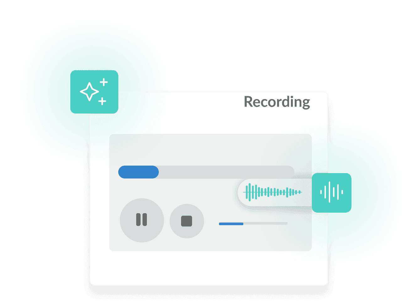 Evaluation and recording of conversations in call centre software