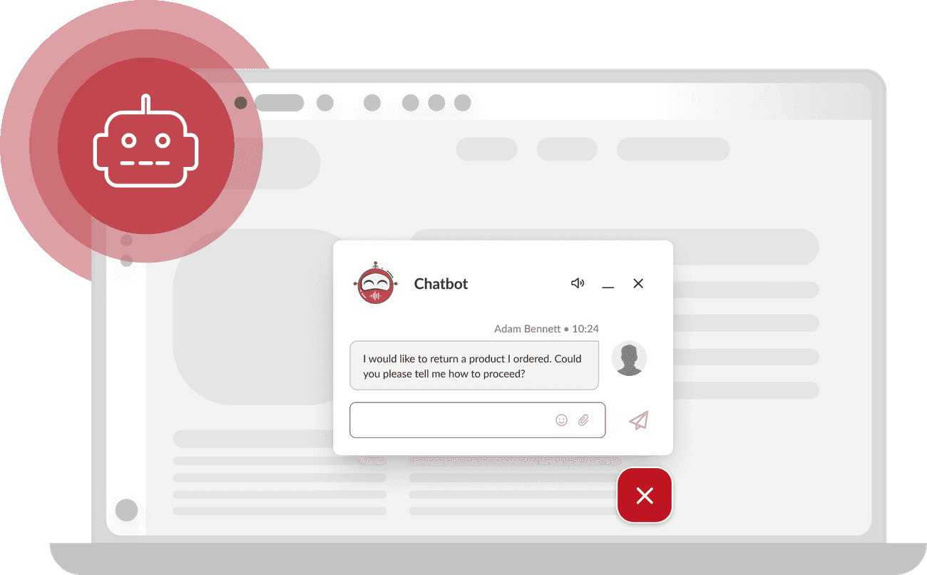 Chatbot panel in the Thulium system