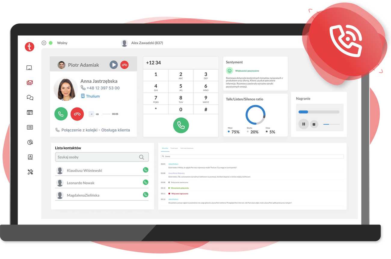 infolinia w systemie Thulium 